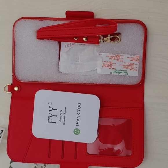 FYY Leather Wallet Case for iPhone 12 6.7" - Picture 2 of 4